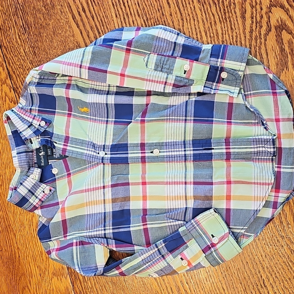 Ralph Lauren long sleeve button down,  size 2T